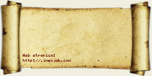 Jovana Stanimirović vizit kartica